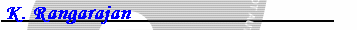 K. Rangarajan